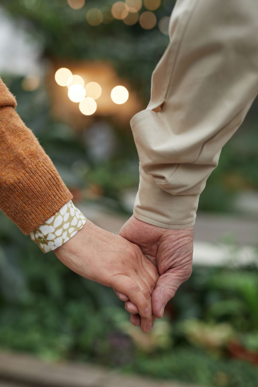 Couple enlacé