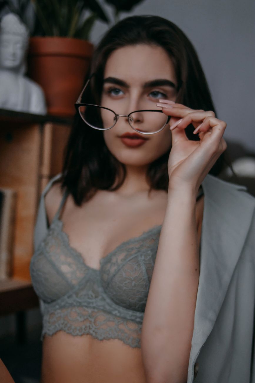 Femme en lingerie