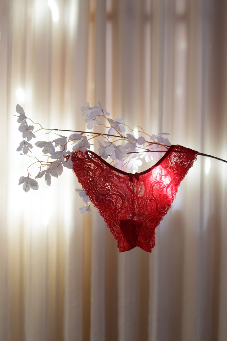 Femme en lingerie